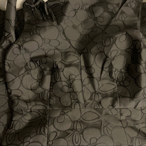 J. Crew Black Brocade Dress - Picture 2 of 8